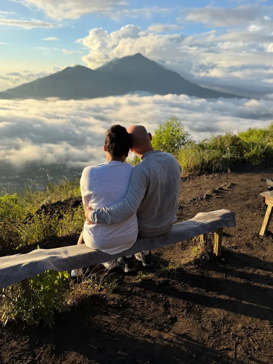A quiet moment above the clouds