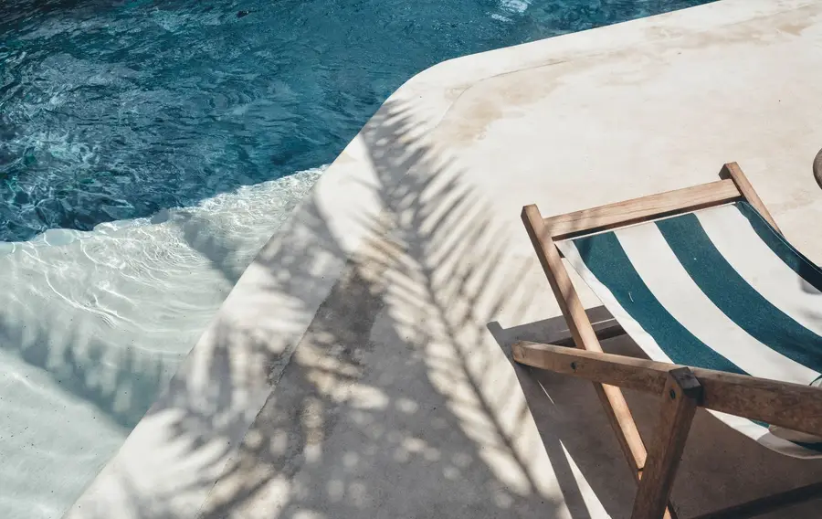 Villa pool deck